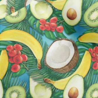 Passionate Tropical Fruits Micro Fleece