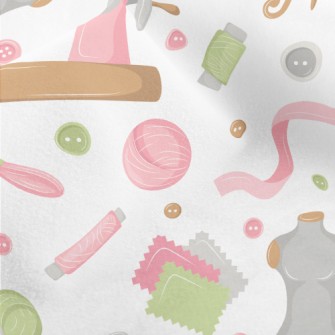 Pink Sewing Machine Supplies Micro Fleece