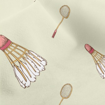 Interactive Sports Badminton Micro Fleece