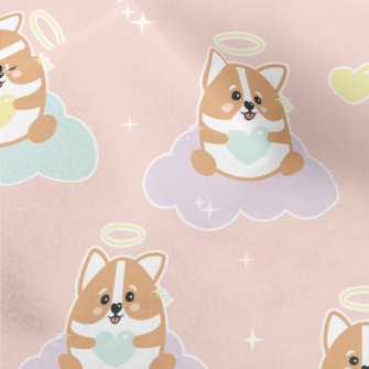 Gentle Corgi Little Angel Micro Fleece