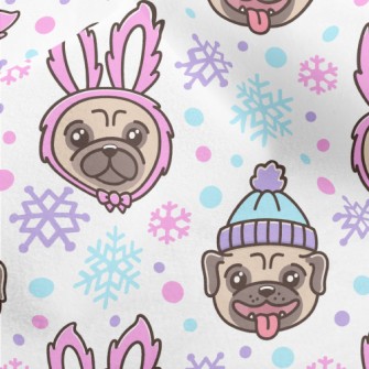 Rabbit Furry Pug Micro Fleece