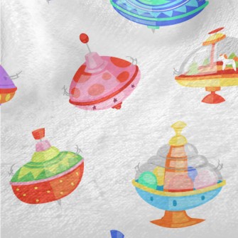 Colorful Rotating Music Box Minky