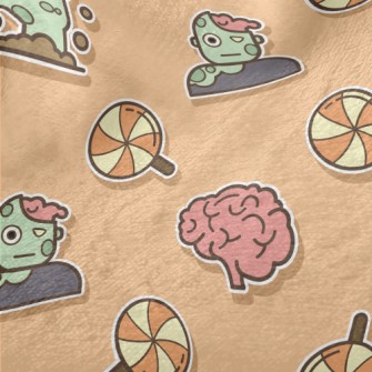 Halloween Frankenstein Minky