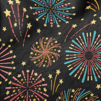 Shining Star Fireworks Minky