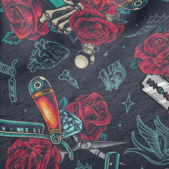 Weird Skeleton Hand Barber Sho Minky