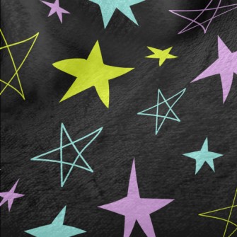 Irregular Star Shape Minky