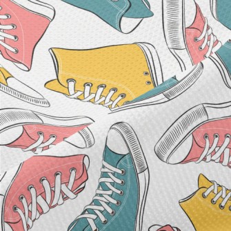 Retro High-top Sneakers Piqué