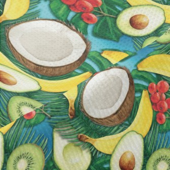 Passionate Tropical Fruits Piqué