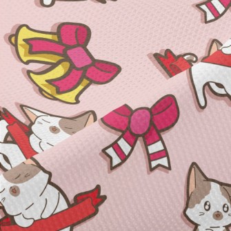 Bow Bell Kitten Piqué