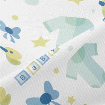 Baby Boy's Baby Bottle Piqué