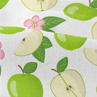 Green Apples And Small Flowers Modern Jersey