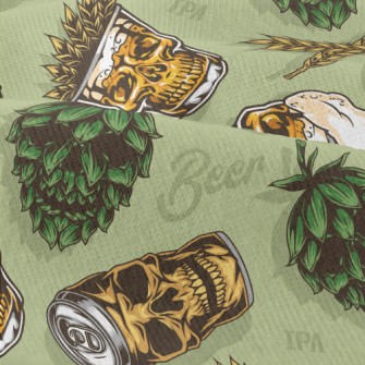 Funny Skull Beer Can Modern Jersey