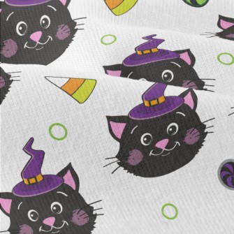 Blushing Black Cat Witch Modern Jersey