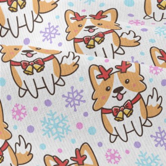 Corgi Dressed Up As A Christma Modern Jersey
