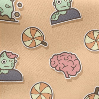 Halloween Frankenstein Jersey Backed Fleece