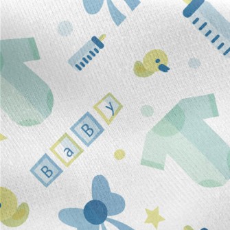 Baby Boy's Baby Bottle Jersey Backed Fleece