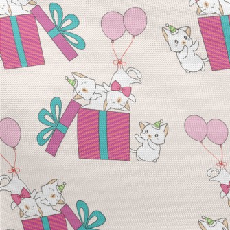 Birthday Cat Gift Box Pongee