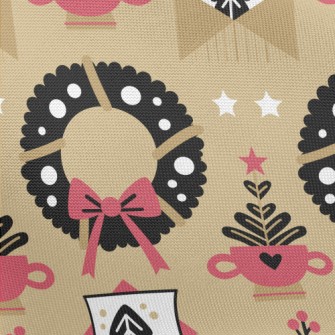 Christmas Decoration Wreath Pongee