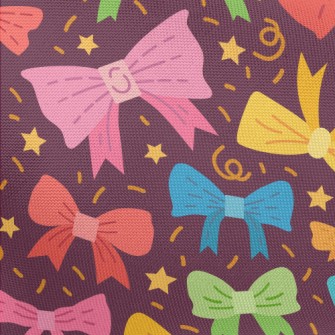 Colorful Bows Pongee