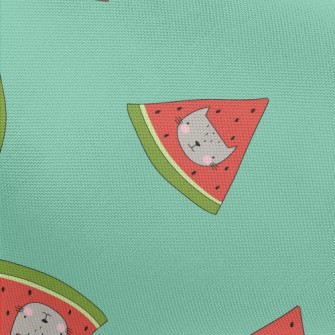 Cat Face Shape Watermelon Pongee