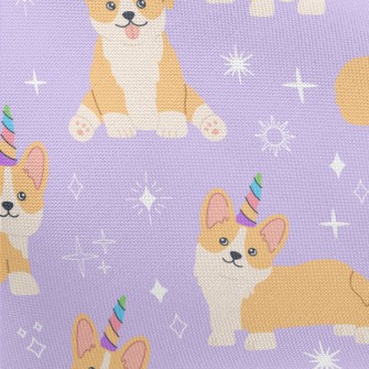 Shiny Corgi Birthday Party Pongee