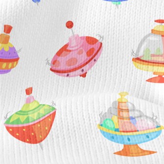 Colorful Rotating Music Box Stretch Jersey