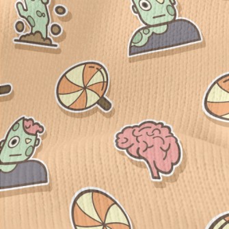 Halloween Frankenstein Stretch Jersey