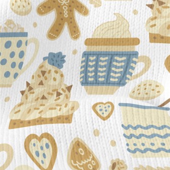 Gingerbread Christmas Warm Coc Stretch Jersey