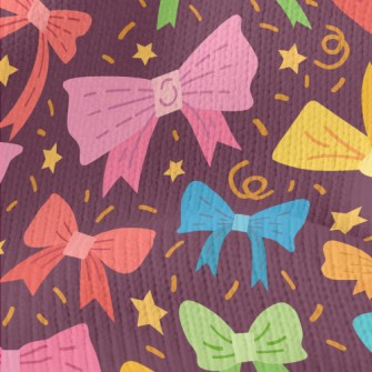 Colorful Bows Stretch Jersey