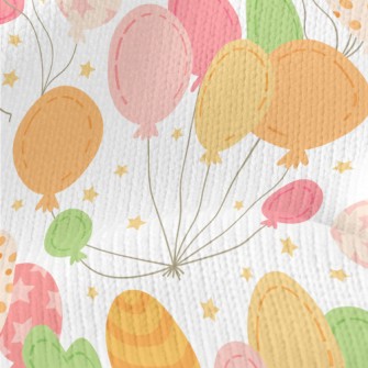 Childlike Geometric Balloons Stretch Jersey