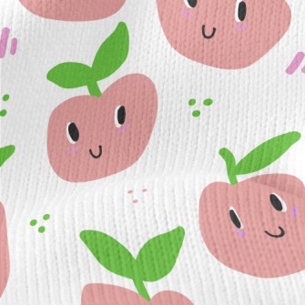 Apple With Playful Eyes Stretch Jersey