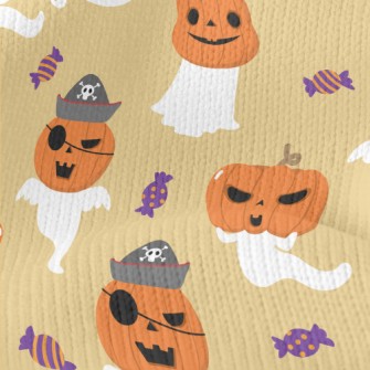 Ghost Disguised Pumpkin Monste Stretch Jersey