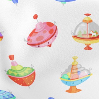 Colorful Rotating Music Box Lightweight Cotton Poplin