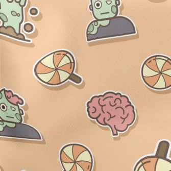 Halloween Frankenstein Lightweight Cotton Poplin