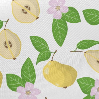 Plump Fruit Pear Midweight Cotton Poplin