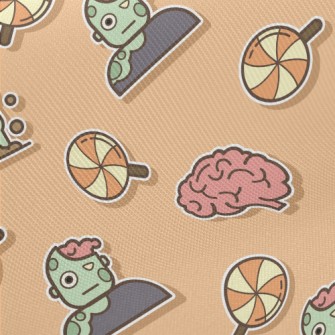 Halloween Frankenstein Midweight Cotton Poplin