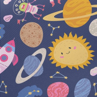 Animal Monsters Travel The Uni Midweight Cotton Poplin