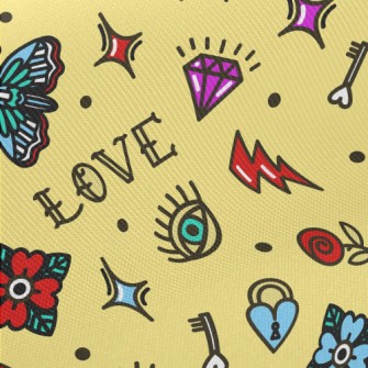 Nostalgic Funny Things Midweight Cotton Poplin