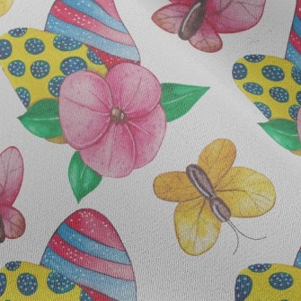 Flower World Butterfly Chiffon