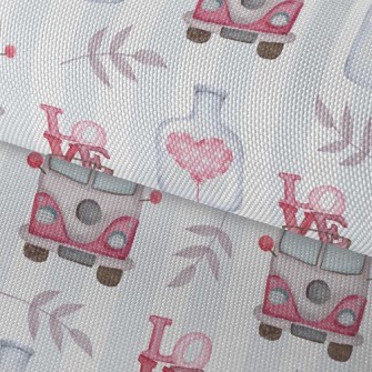 Love Love Bus Waterproof Oxford