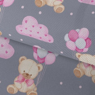 Cute Balloon Bear Waterproof Oxford