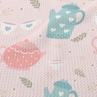 Lovers&#39; Tea Time Birdseye Piqué