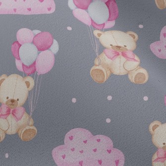 Cute Balloon Bear Chiffon