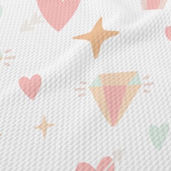 Childlike Dazzling Diamonds Birdseye Piqué