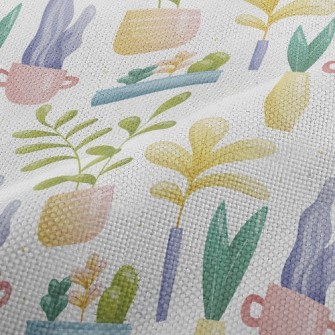 Leisurely Cactus Gardening Performance Linen
