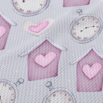 Love Clock House Birdseye Piqué