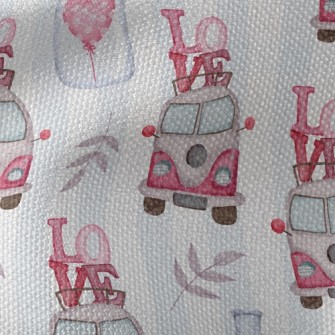 Love Love Bus Waterproof Canvas