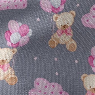 Cute Balloon Bear Waterproof Canvas