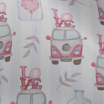 Love Love Bus Chiffon