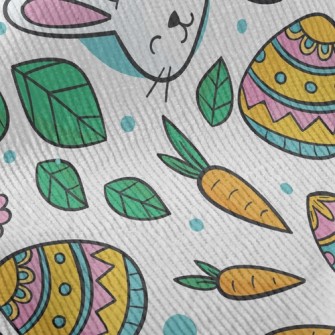 Cute Little White Rabbit Standard Corduroy